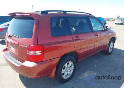 2001 Toyota Highlander V6 from USA, damaged, VIN JTEHF21A810004136